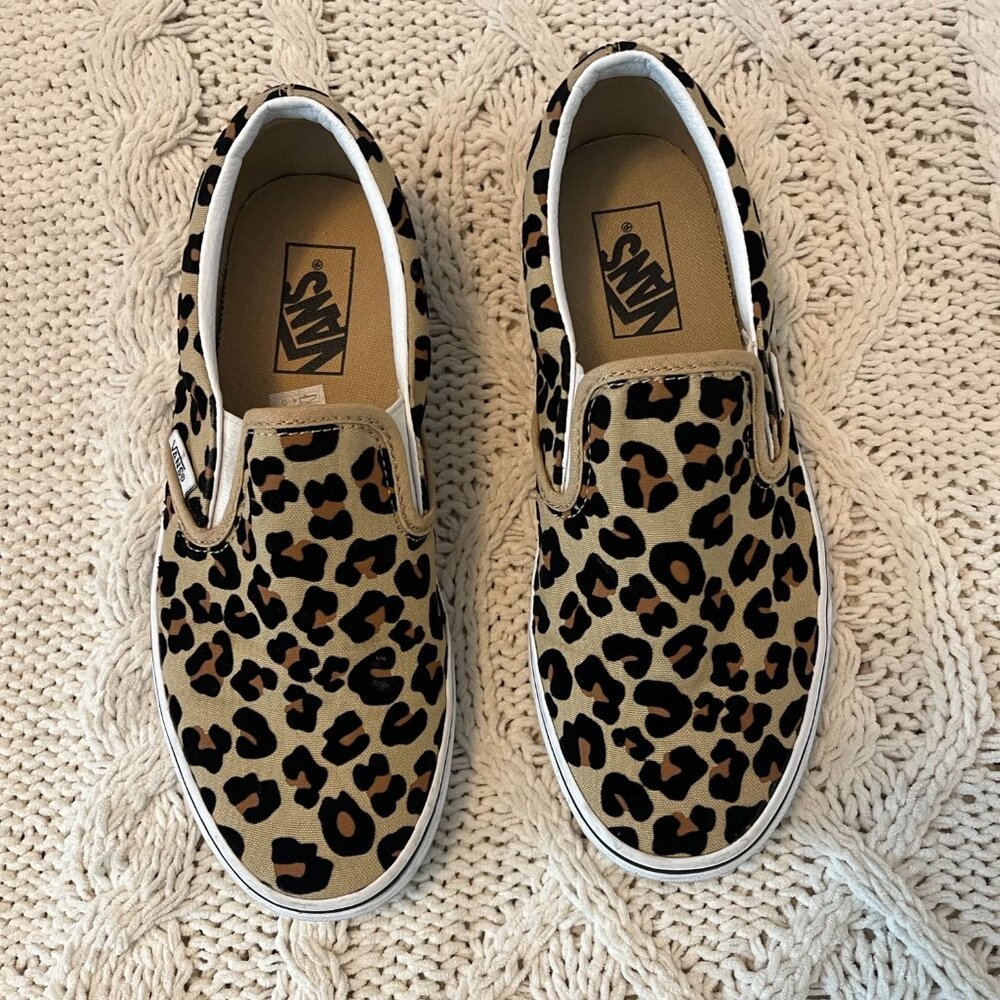 Slip On Leopard Print Vans